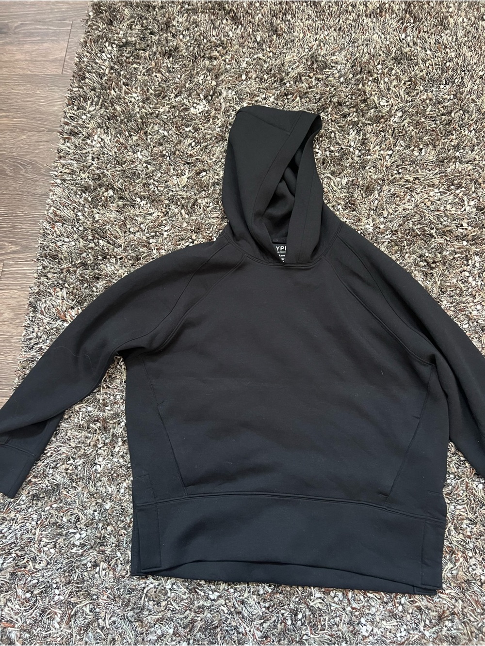 Abercrombie YPB neoKNIT Black Pullover Hoodie Women’s XS